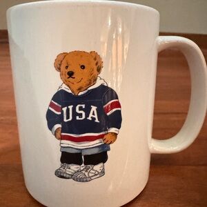 Ralph Lauren Hockey Bear Mug
